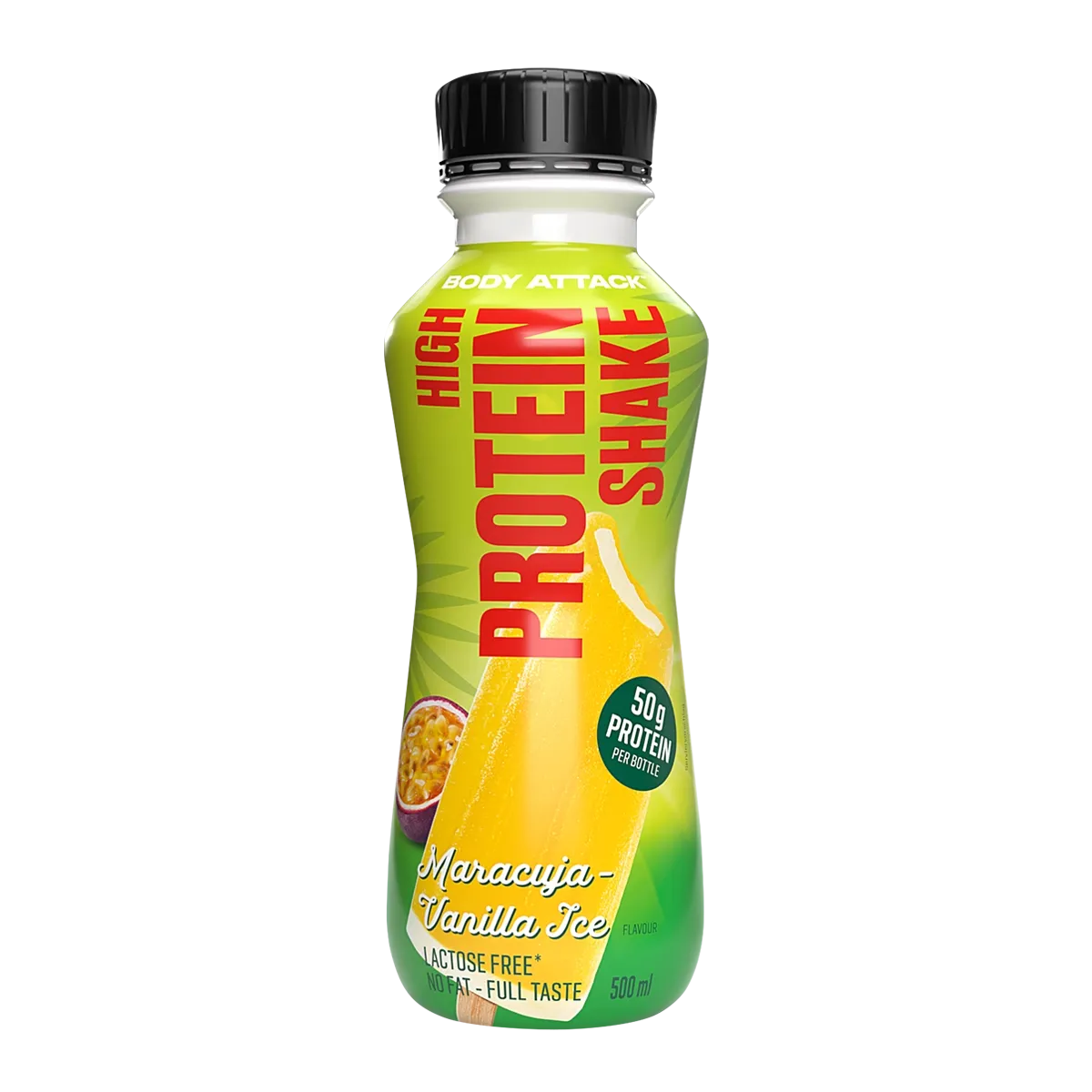 Body Attack High Protein Shake 12x500ml