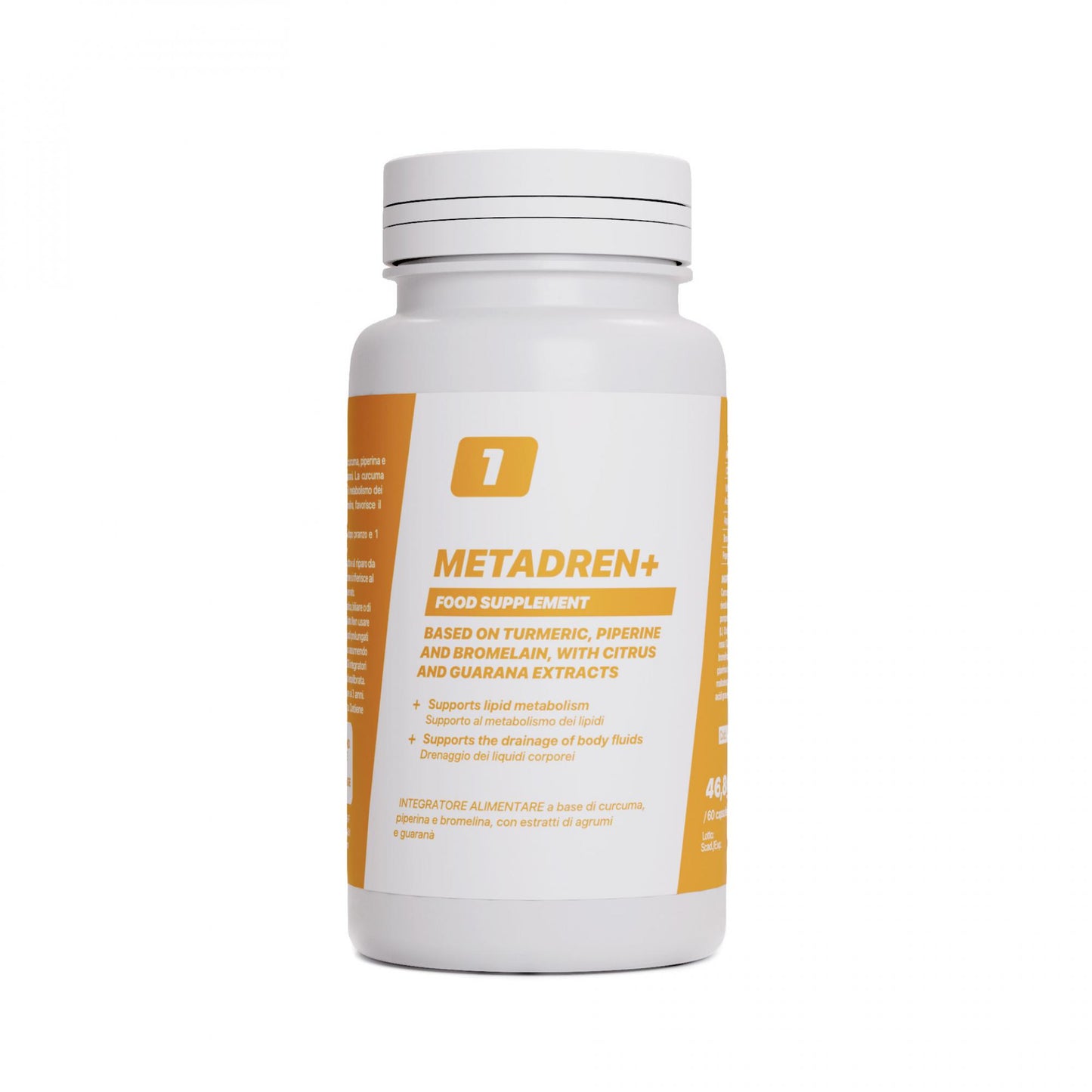 ONE Metadren – Kurkuma, Piperin & Bromelain 60 Kapseln