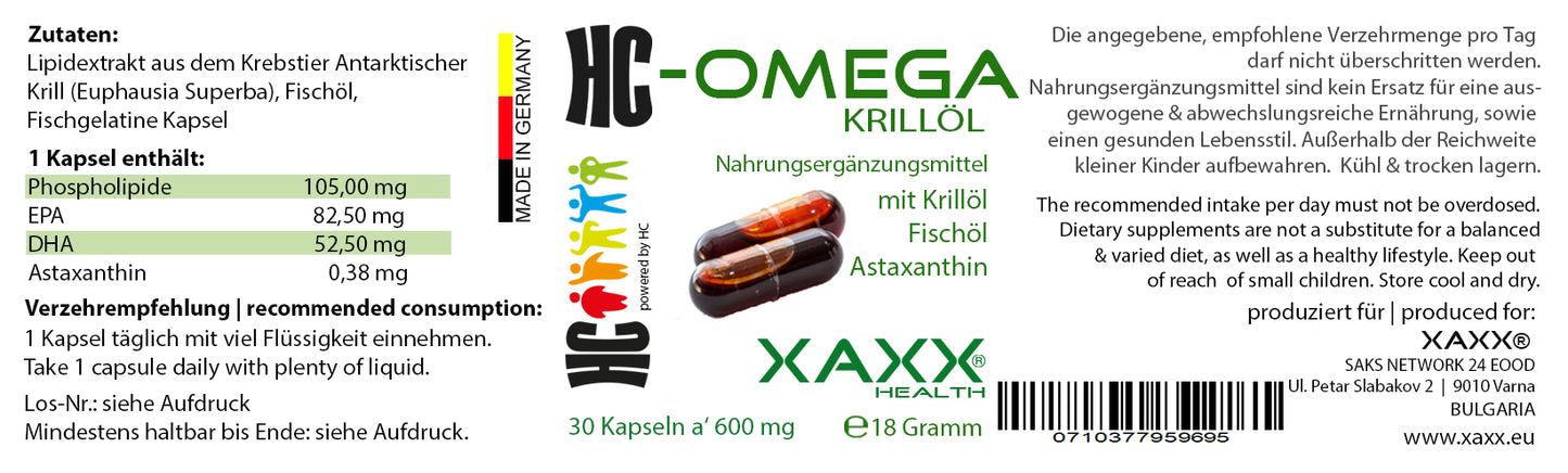 HC-OMEGA Krillölkapseln