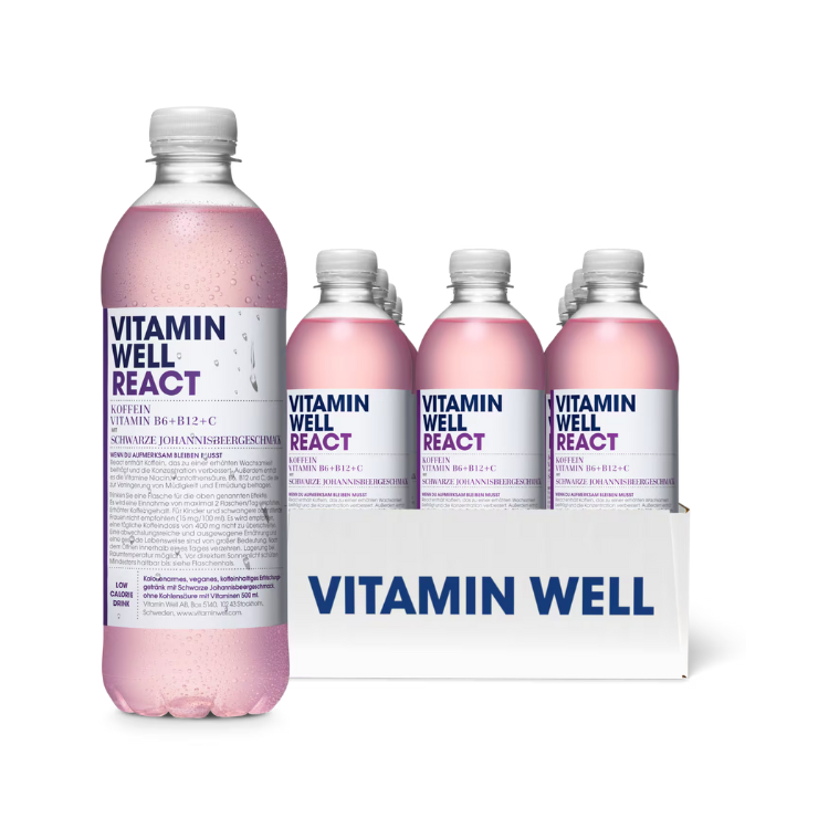 Vitamin Well React 12x500ml