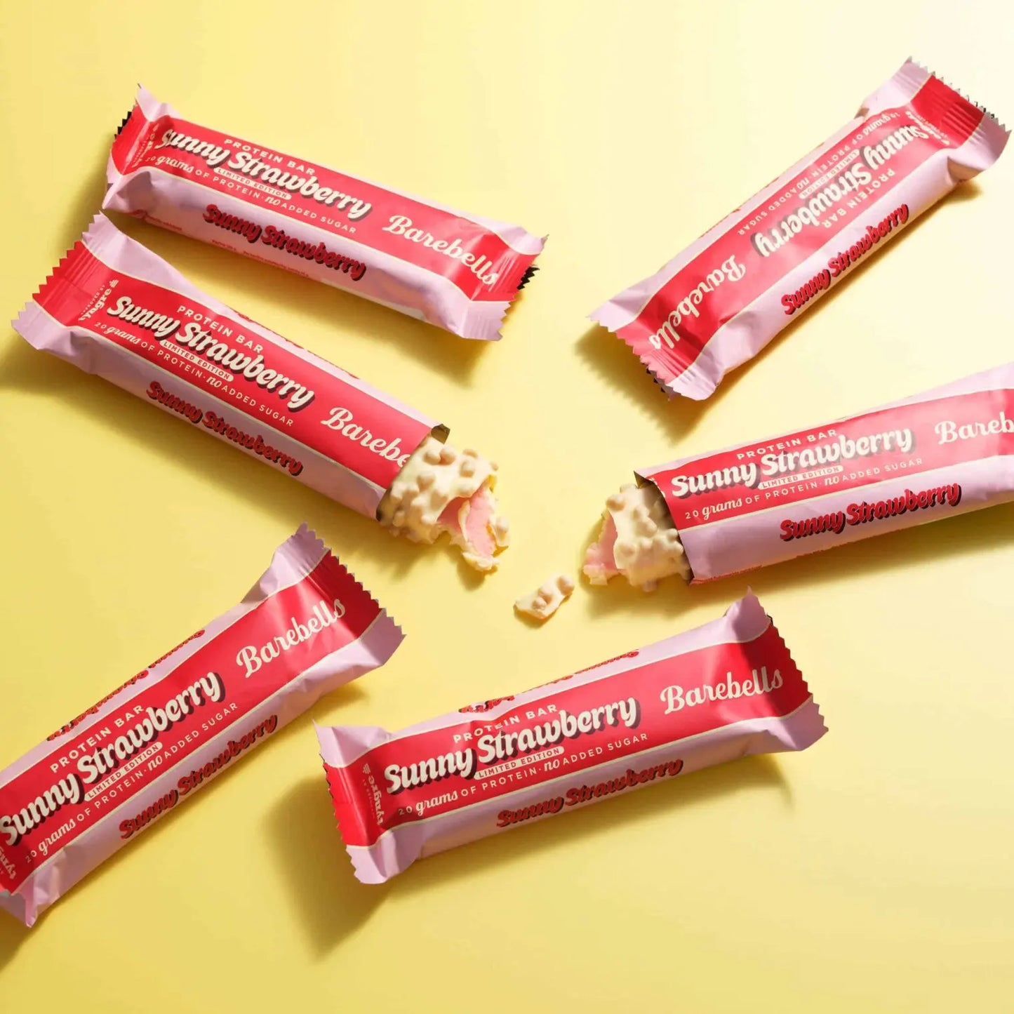 Barebells Protein Bars 12x 55g Sunny Strawberry