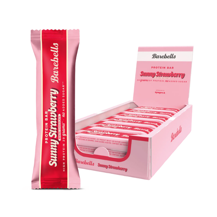 Barebells Protein Bars 12x 55g Sunny Strawberry
