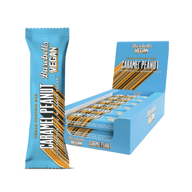 Barebells Vegan Bar 12x 55g Caramel Peanut