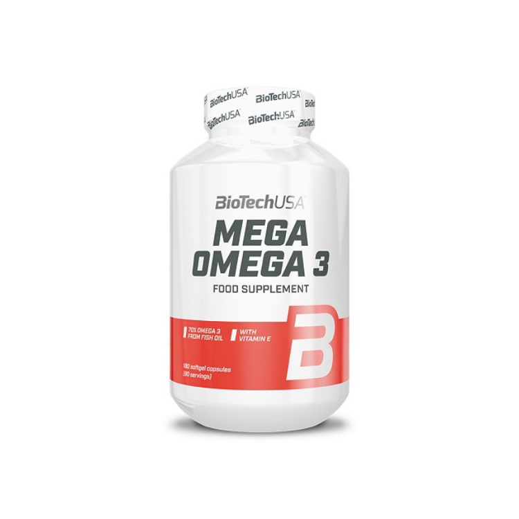 BioTech Mega Omega 3, 180 Kapseln