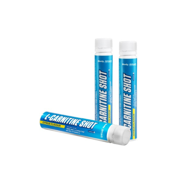 Body Attack L-Carnitine Shots 20x25ml - Citrus
