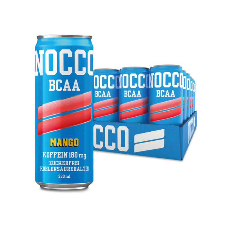 Nocco BCAA Drink 24 x 330ml Mango del Sol