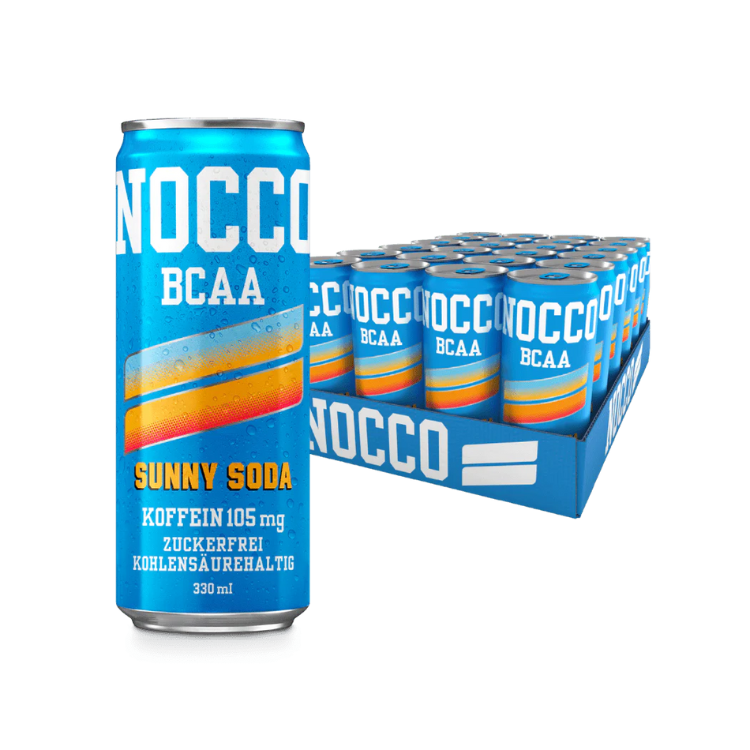 Nocco BCAA Drink 24 x 330ml Sunny Soda