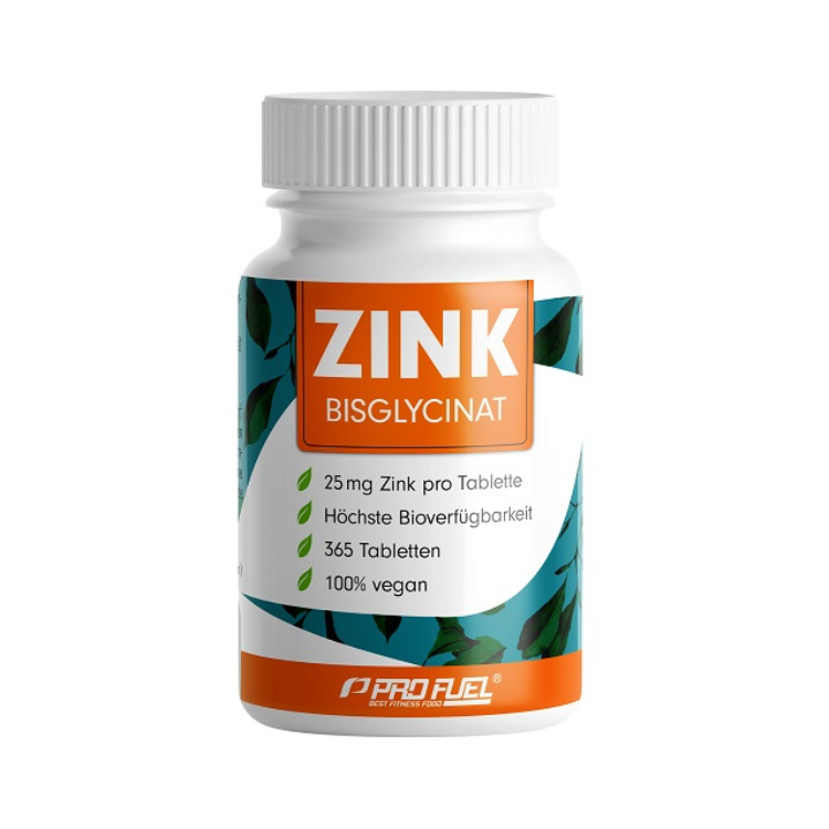 ProFuel Zink Bisclycinat hochdosiert 365 Tabletten