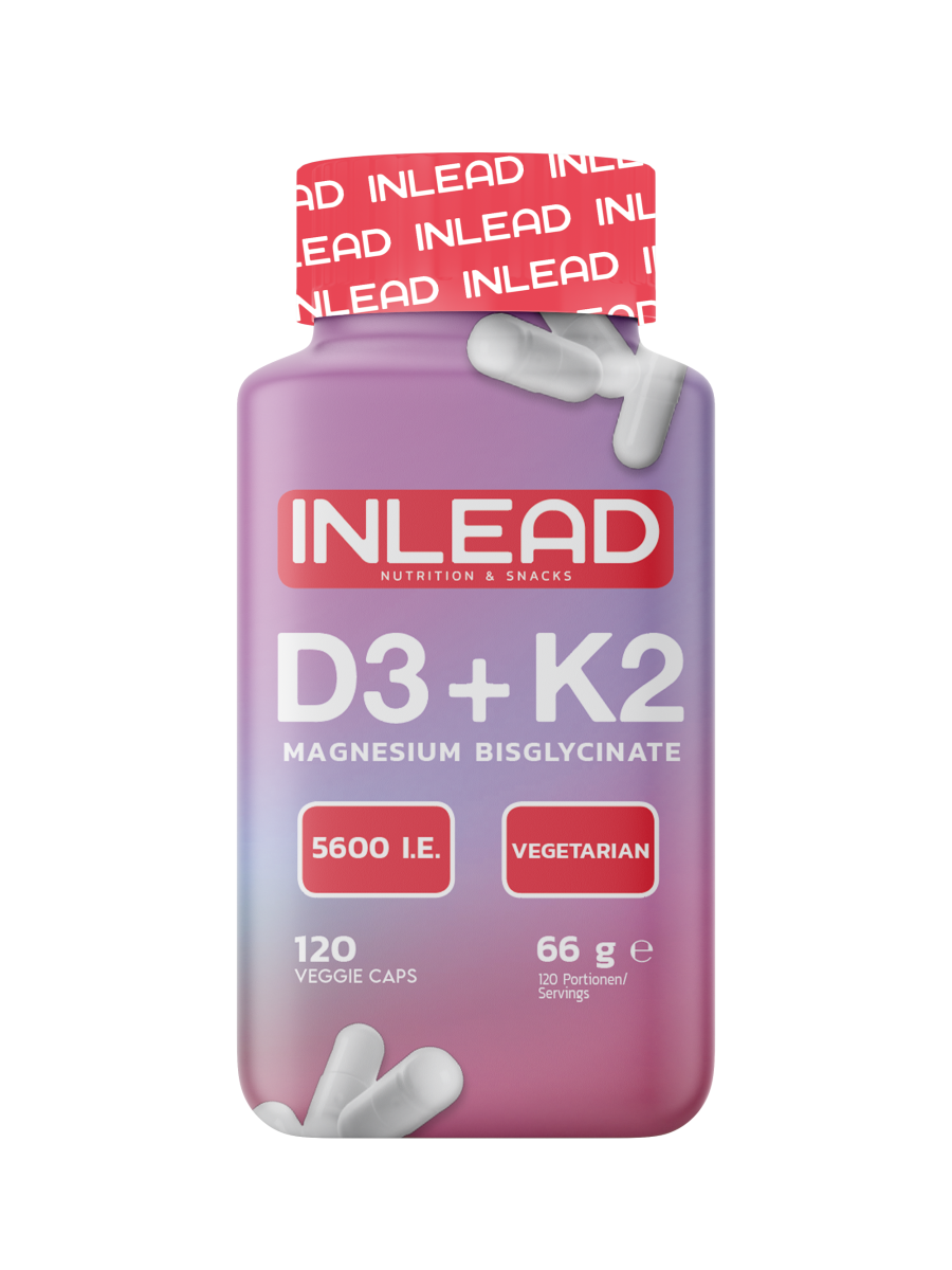 INLEAD Vitamin D3 + K2 + Magnesium 120 Kapseln