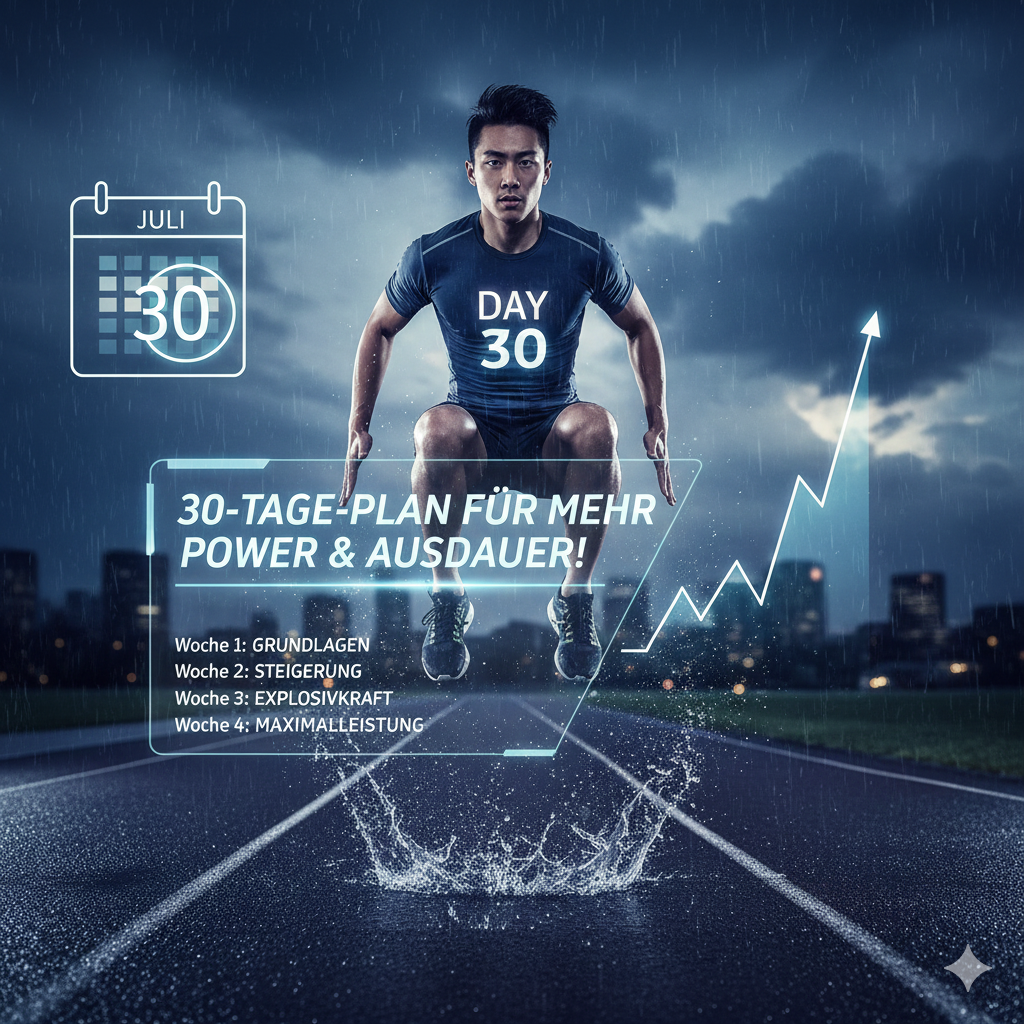 Dein 30-Tage-Plan für mehr Power & Ausdauer! 🚀🔥