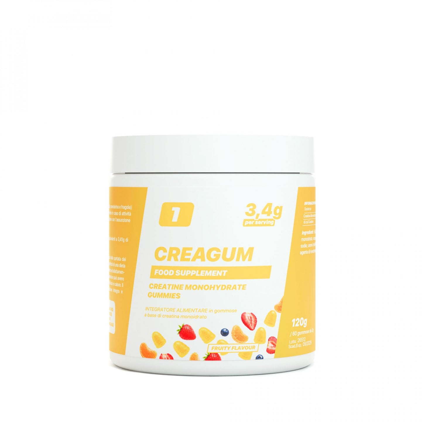 ONE Creagum - Kreatin-Monohydrat - 60 Gummis