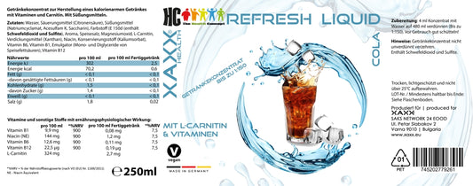 HC Refresh Liquid Getränkekonzentrat 1:150