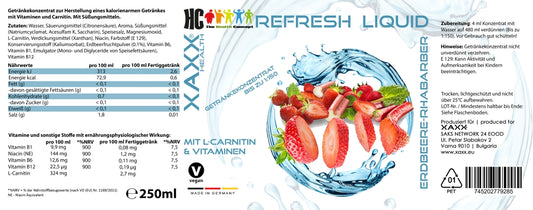 HC Refresh Liquid Getränkekonzentrat 1:150