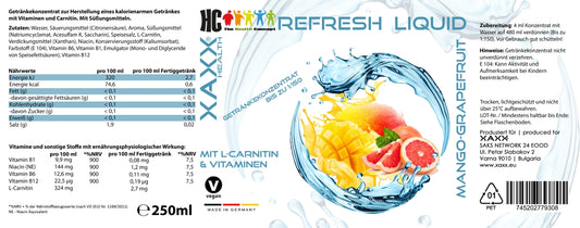 HC Refresh Liquid Getränkekonzentrat 1:150
