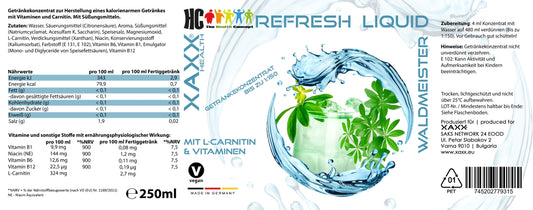 HC Refresh Liquid Getränkekonzentrat 1:150