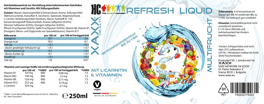 HC Refresh Liquid Getränkekonzentrat 1:150