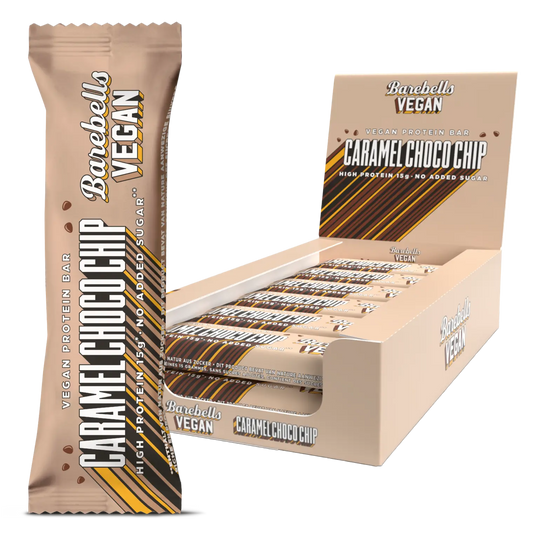 Barebells Vegan Bar 12x 55g Caramel Choco Chip